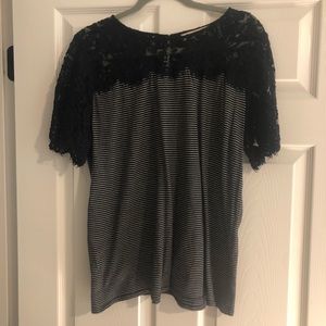 Loft land and knit top